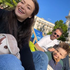 Olguta, Familie în Chiajna