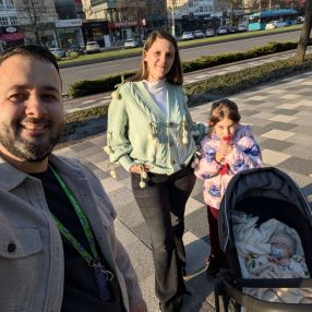 Stefania, Familie în Galați