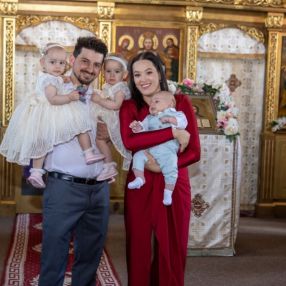 Angela Pelin, Familie în București